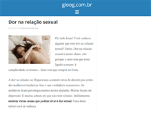 Tablet Screenshot of gloog.com.br
